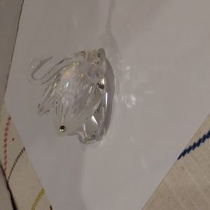 Vintage Noblesse Crystal Swan Figurine, The Danbury Mint Exclusive